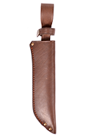 6571-4. Ножны непальские (длина клинка 21 см) гладкая кожа (IV)