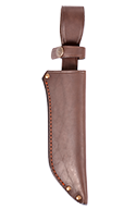 6573-4. Ножны непальские (длина клинка 17 см) гладкая кожа (IV)