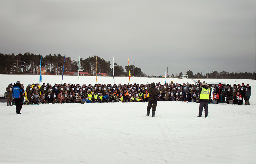 ХСН.Участие в ежегодном соревновании по зимней ловле на балансир и блесну в г. Чебоксары. 15 февраля 2014 г.