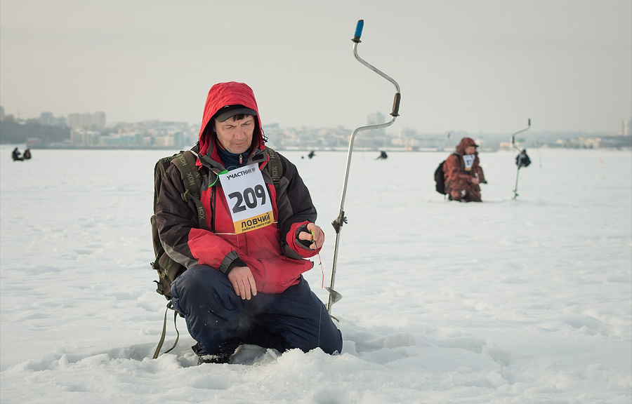 ХСН.Участие в ежегодном соревновании
по зимней ловле на балансир и блесну в г. Чебоксары. 15 февраля 2014 г.