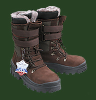 520-2. Winter high boots «Elk » light nubuck